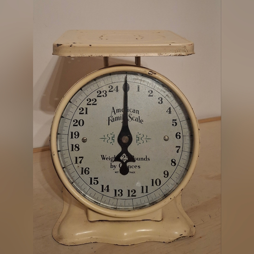 Vintage American Family Scale, Weighs Up To 25pds,